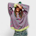 MARY | STRIPED OVERSIZED DRESS