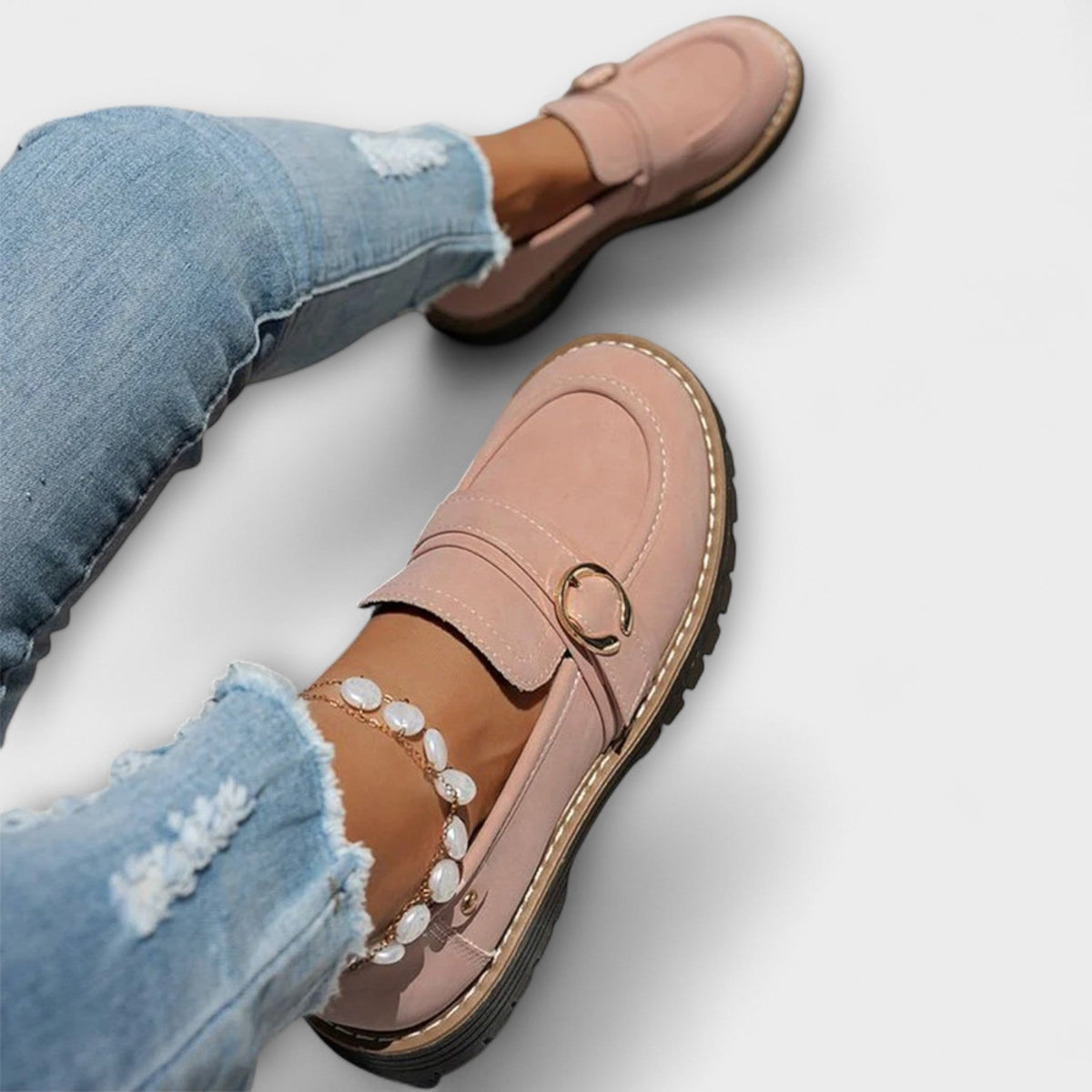 Lora | Casual Loafers With Round Nose
