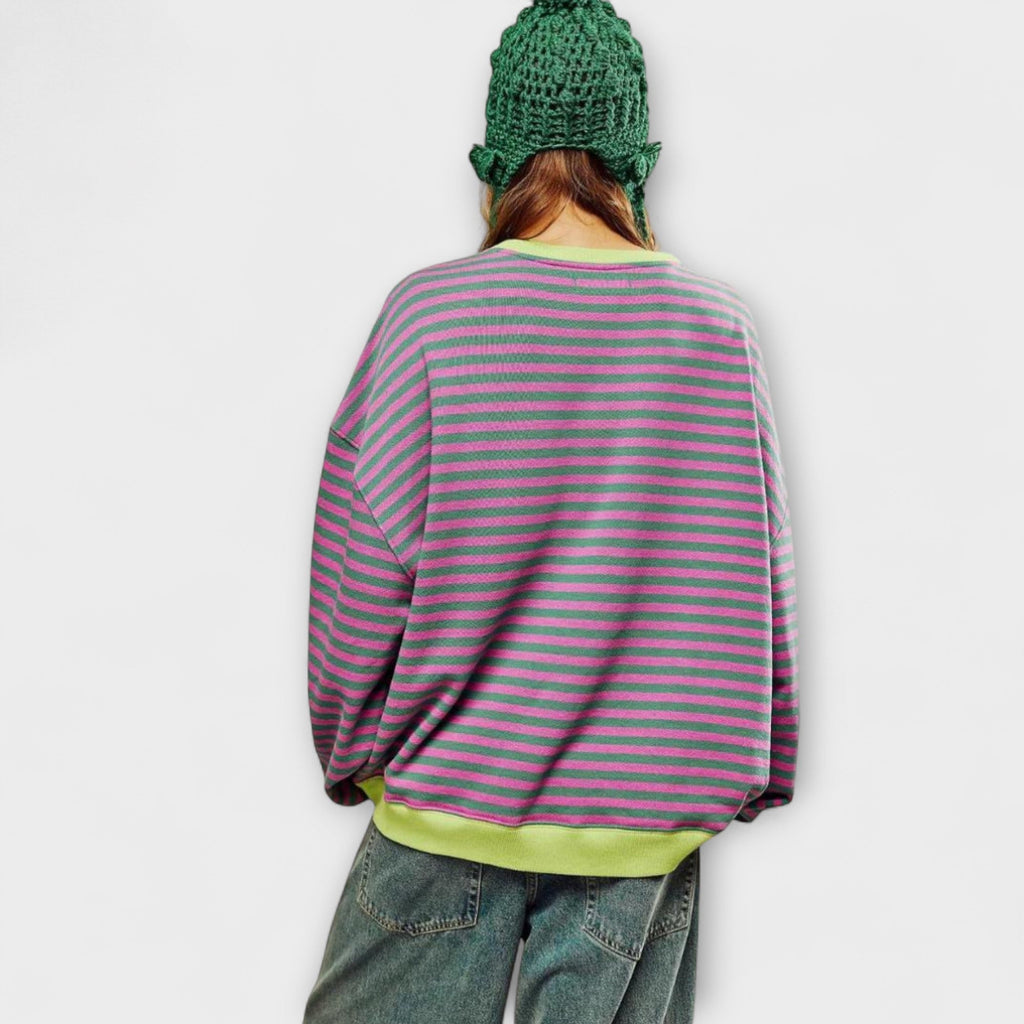 MARY | STRIPED OVERSIZED DRESS