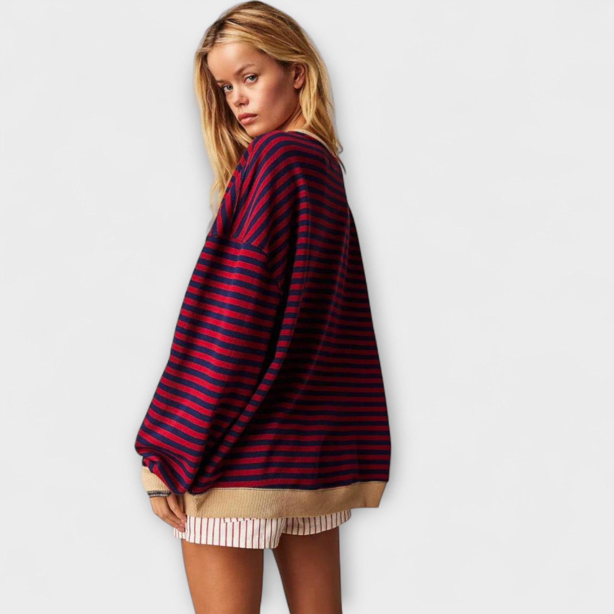 MARY | STRIPED OVERSIZED DRESS