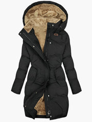 Taliah | Hooded Drawstring Puffer Coat