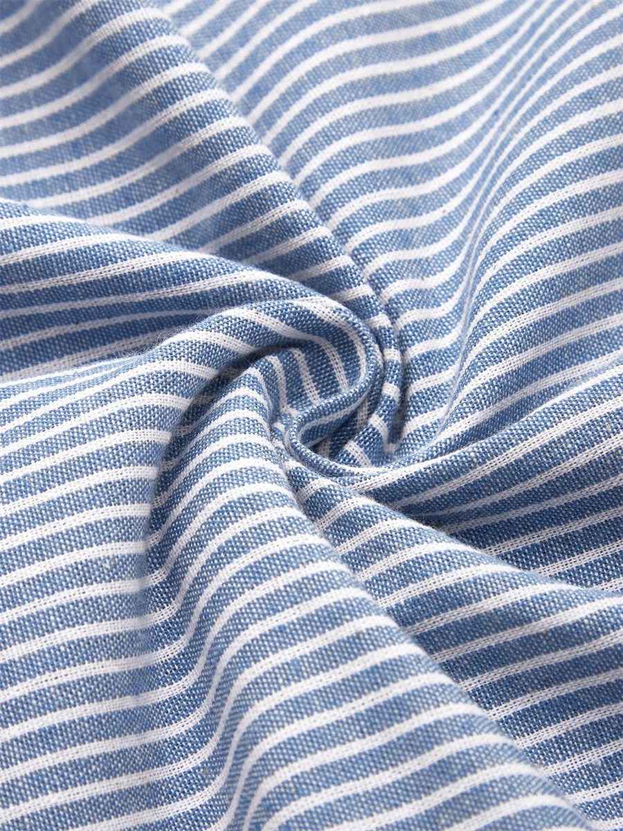 JARNA | STRIPED POCKET-DETAIL DRESS