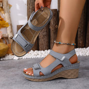 Terrilyn | Adjustable-Strap Wedge Sandals