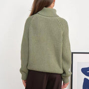 Shaquana | Roll-Neck Ribbed Jumper