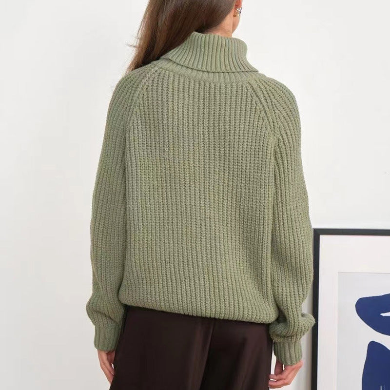 Shaquana | Roll-Neck Ribbed Jumper
