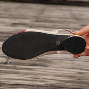 Conni | Contrast-Strap Slingback Sandals