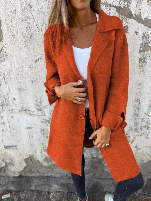 Odette | Textured Notch-Lapel Blazer