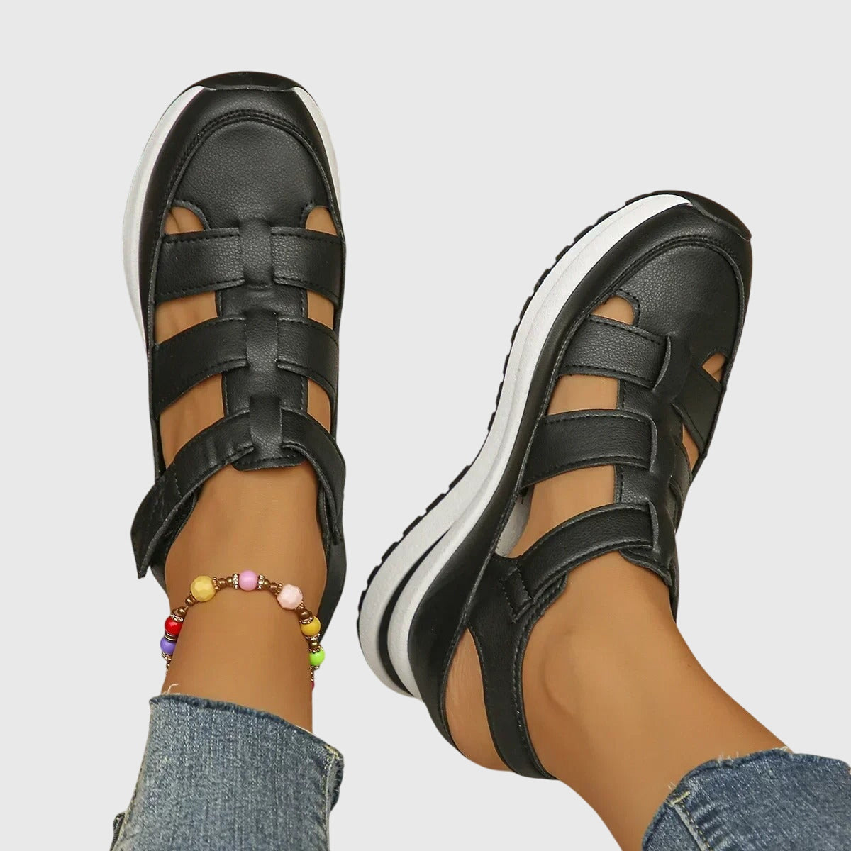 FINNIE | LEATHER ANTI-SLIP SANDALS