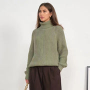 Shaquana | Roll-Neck Ribbed Jumper