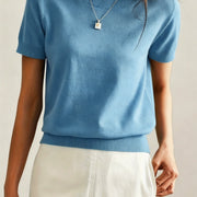 Robynn | Short-Sleeve Crew-Neck Jumper