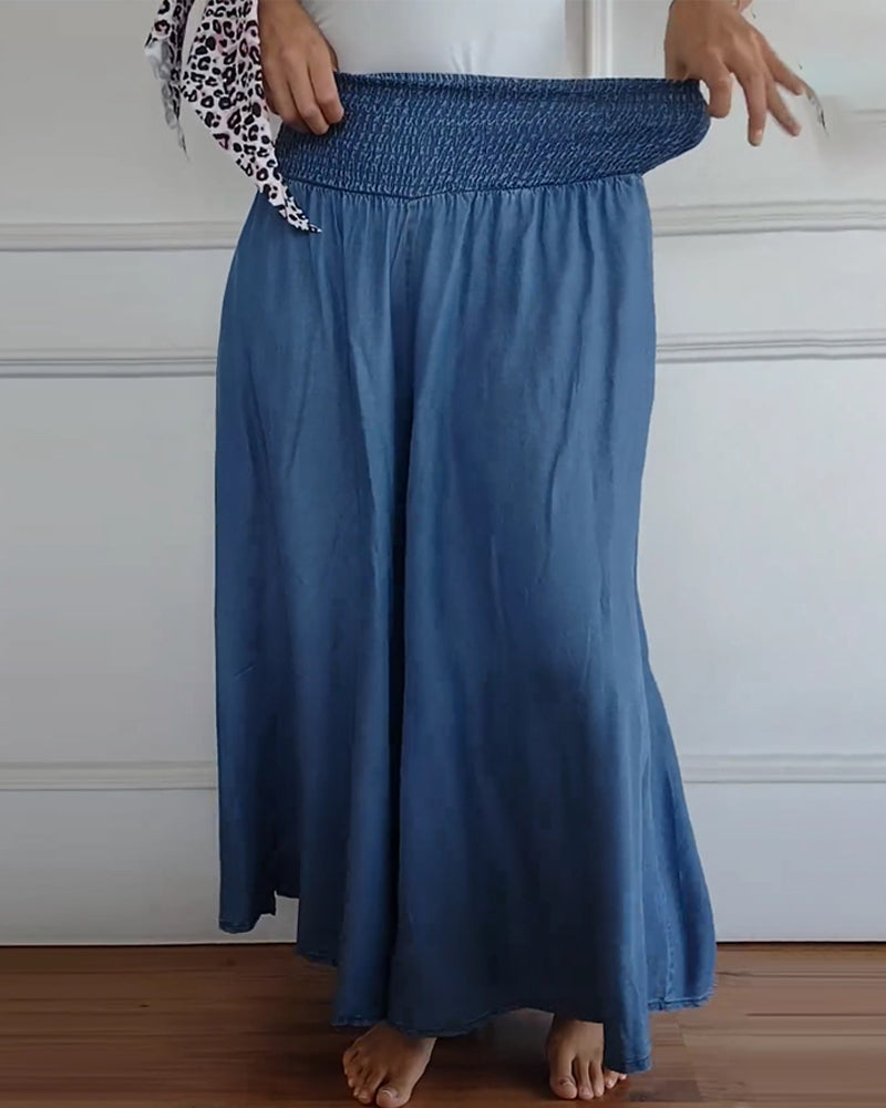 MIRA | HIGH-WAISTED ELASTIC-WAIST DRESS