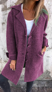Odette | Textured Notch-Lapel Blazer