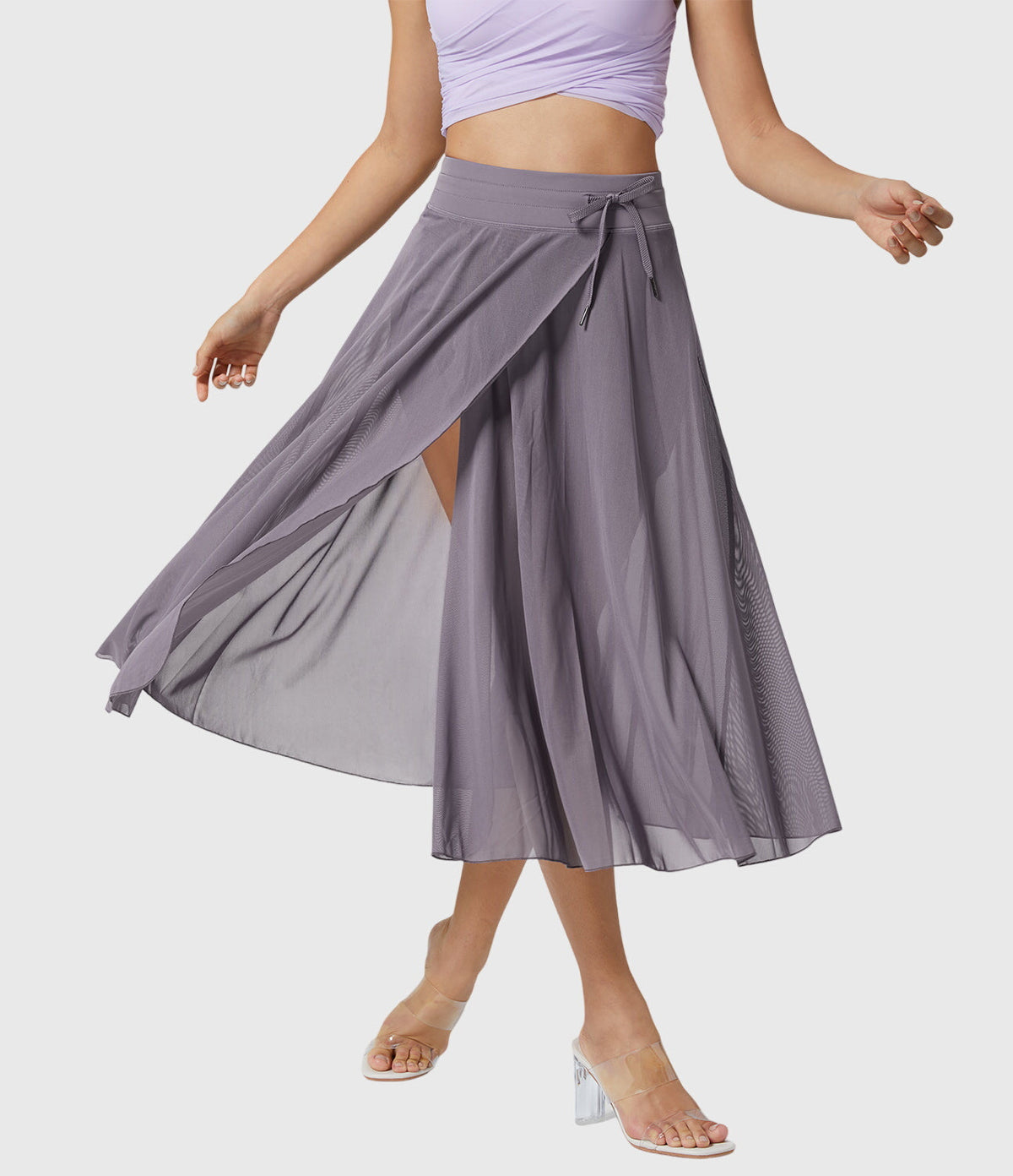MELANIE | ELASTIC-WAIST FLOWING SKIRT