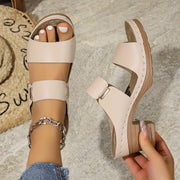 Irasema | Double-Strap Block-Heel Sandals