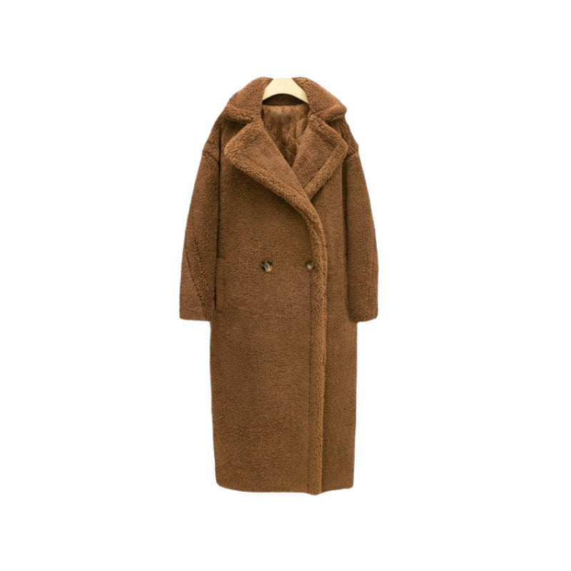 Jazlyn | Long Textured Lapel Coat