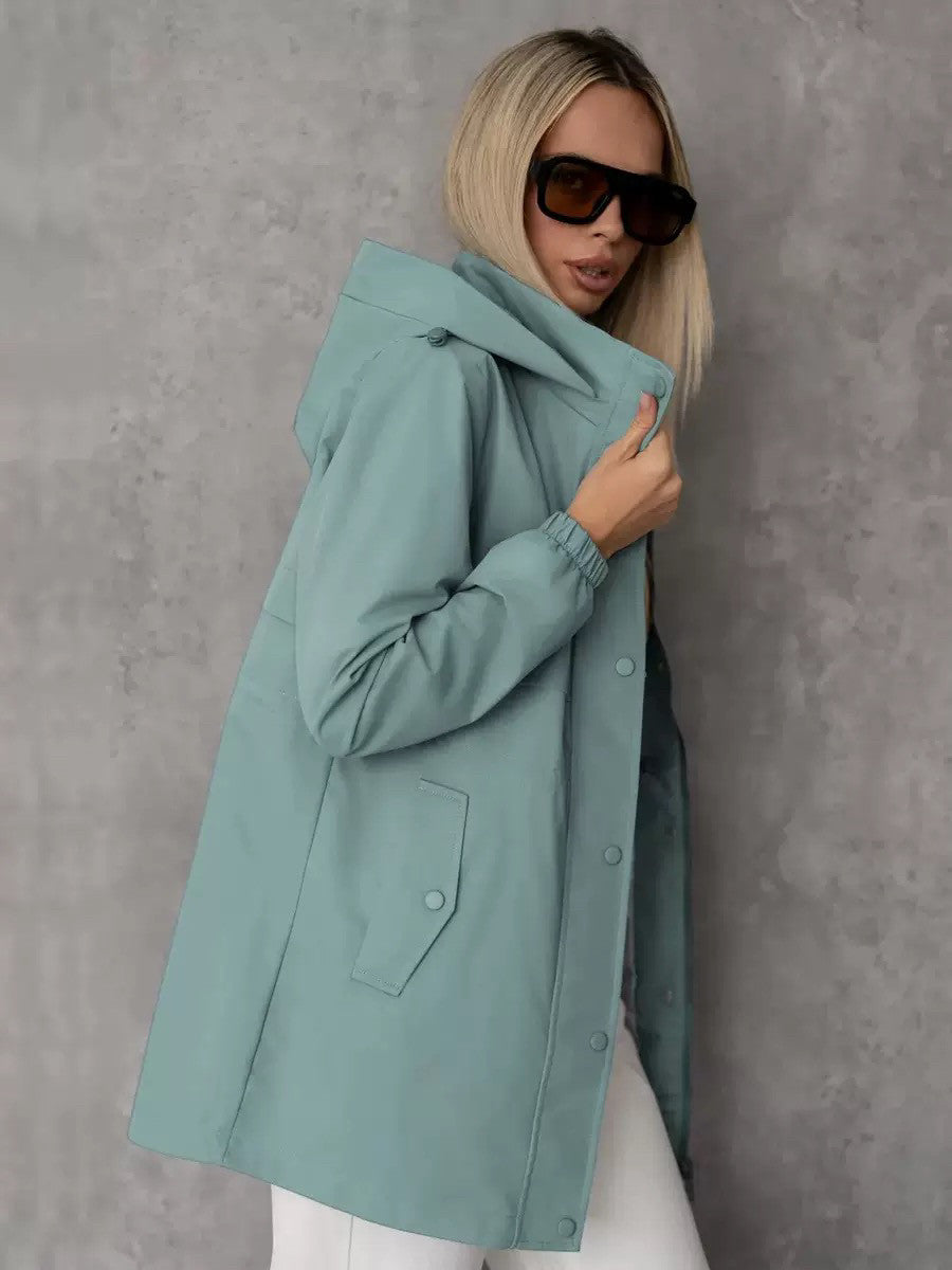 Dovie | Drawstring Hooded Parka