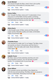 Emma Oxford Mary Janes customer reviews