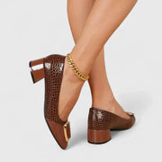 Women's loafers in Brown