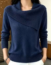Inell | Asymmetric Foldover-Neck Jumper