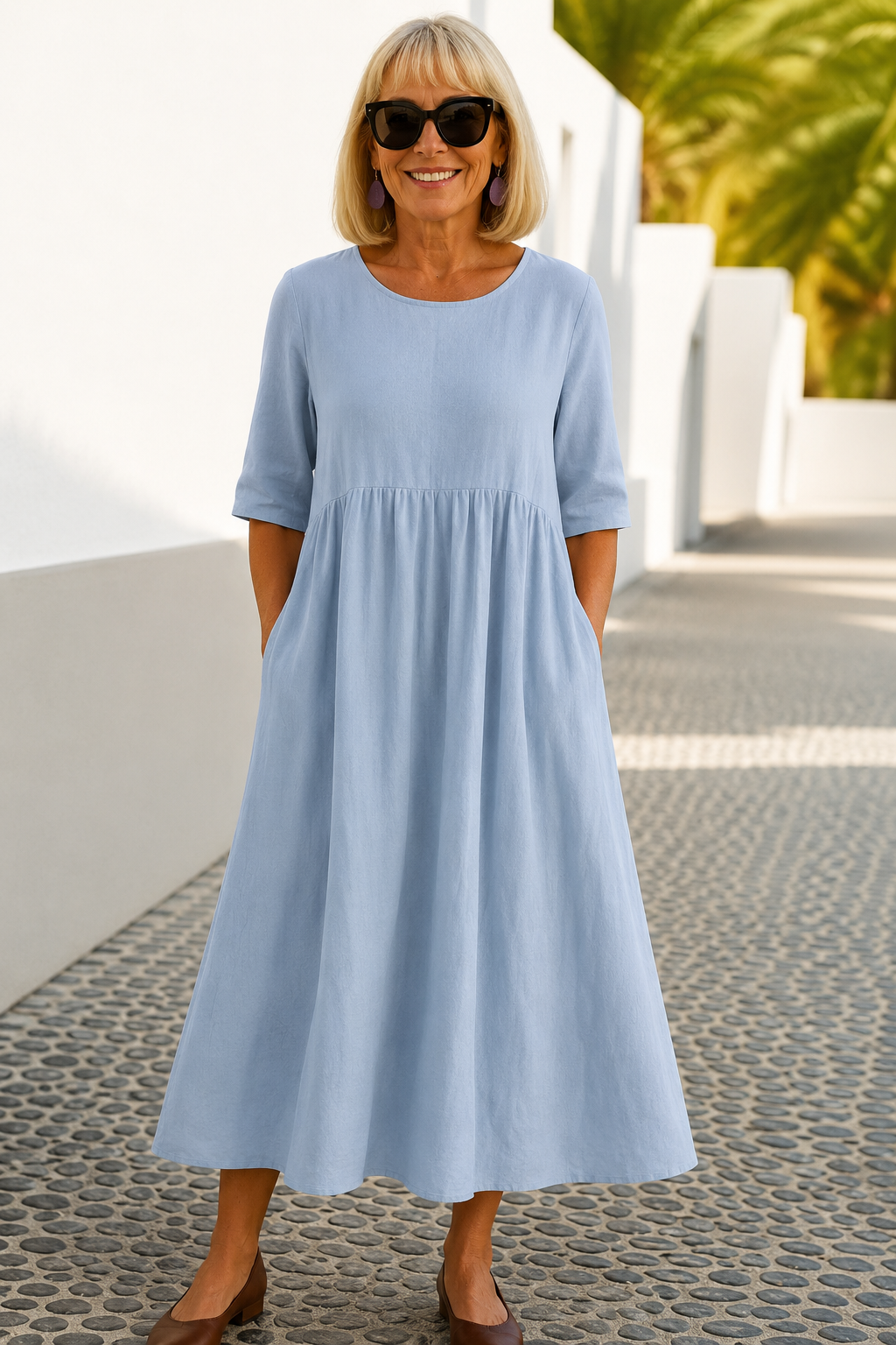 SOFIA | A-LINE POCKET DRESS