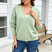 Shekinah | V-Neck Button Cardigan