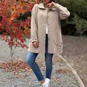 Judie | Point-Collar Button Jacket