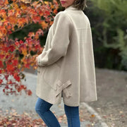 Judie | Point-Collar Button Jacket