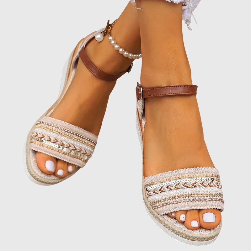 BILLARIE | WIDE-FIT LIGHTWEIGHT SANDALS