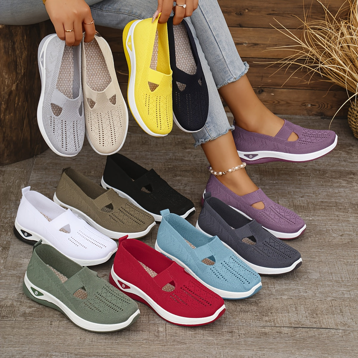 GEMAKKELIJKE | SLIP-ON LACE-UP TRAINERS