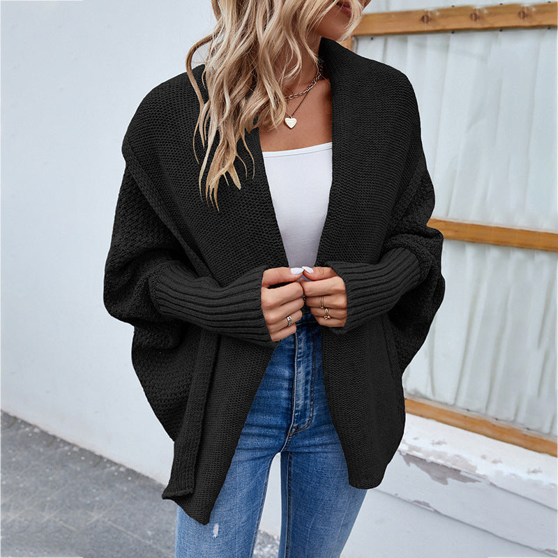 Syreeta | Shawl-Collar Open Cardigan