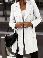 Tomasa | Double-Breasted Long Coat