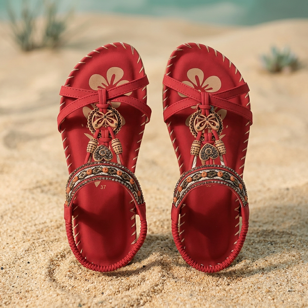 Tahnee | Decorative T-Strap Sandals