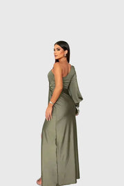 Bozena | Elegant Flowing Maxi Evening Dress