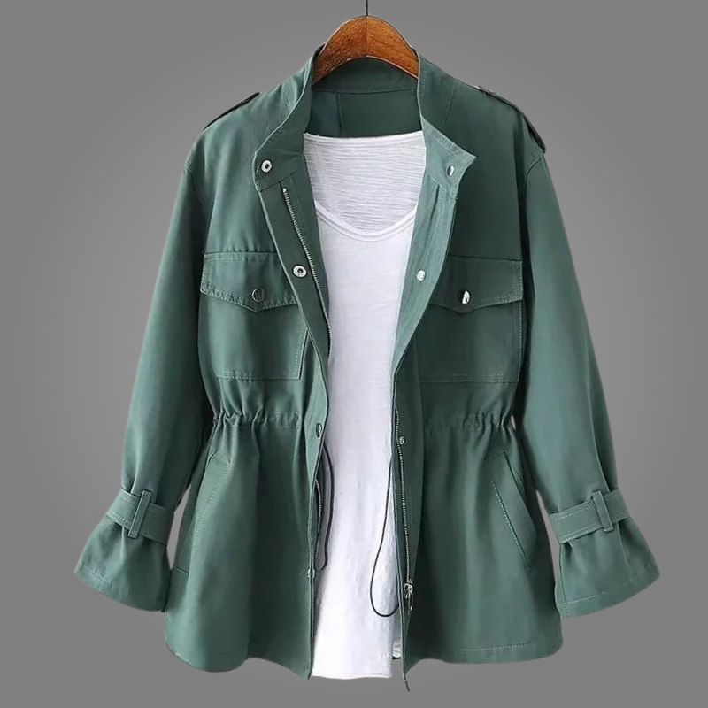 Jordana | Point-Collar Utility Jacket