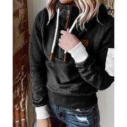 Tynisha | Contrast-Detail Hoodie