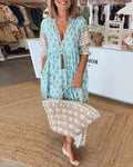 VERITY | PRINTED FLOWING DRESS