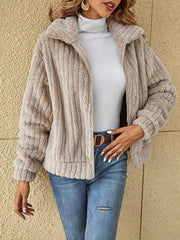 Louella | Ribbed Zip Cardigan