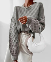 Gladis | Textured-Sleeve Jumper