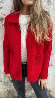 Jeannine | Collared Zip Jacket
