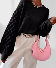 Gladis | Textured-Sleeve Jumper