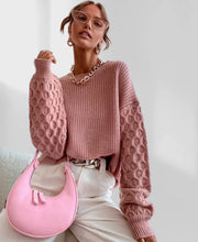 Gladis | Textured-Sleeve Jumper