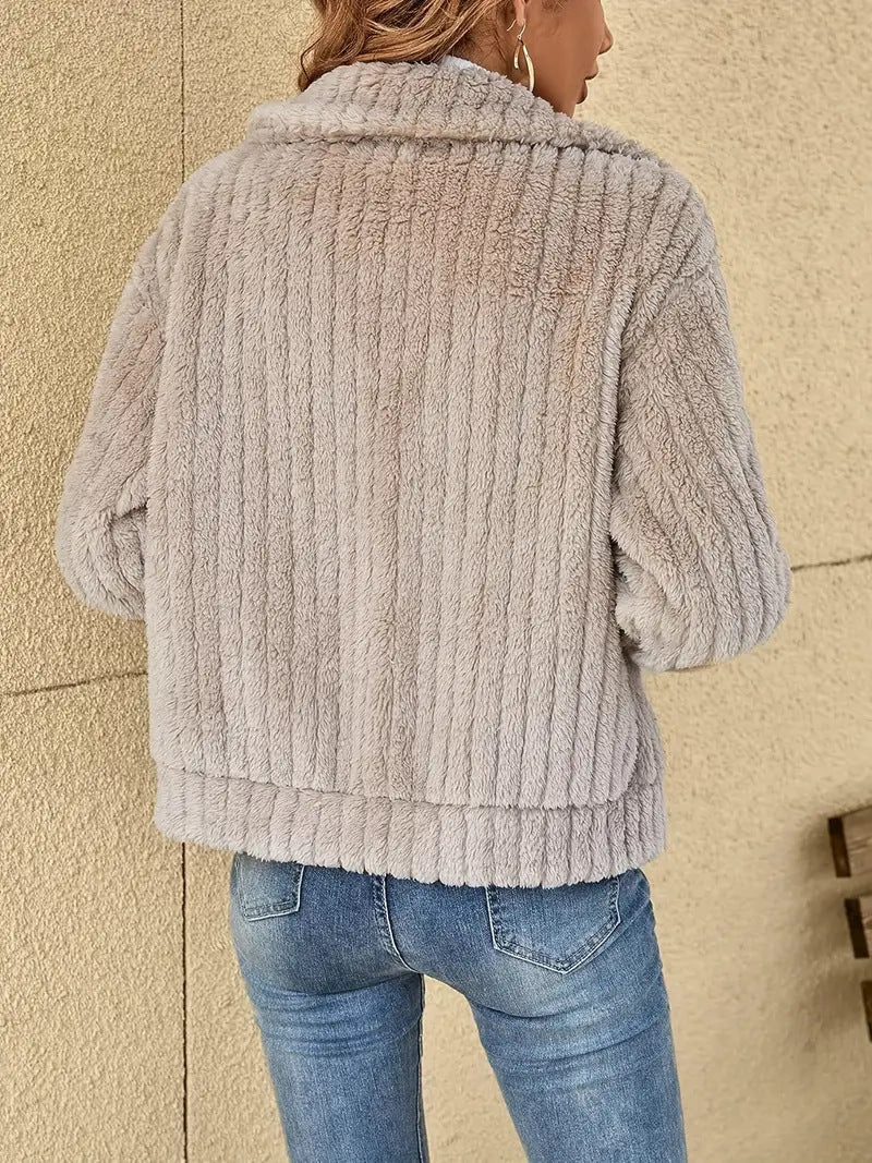 Louella | Ribbed Zip Cardigan