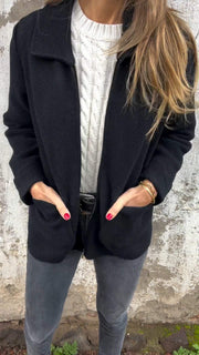 Jeannine | Collared Zip Jacket