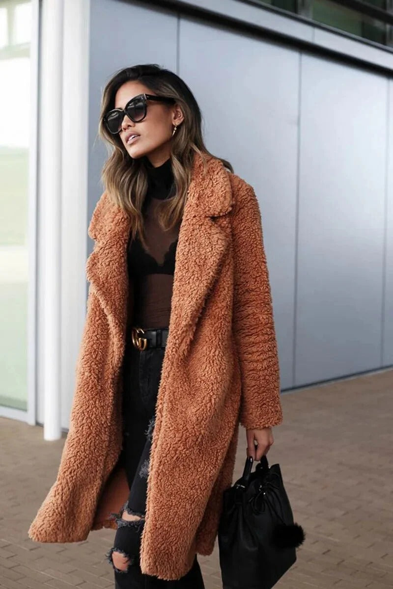 Lilah | Long Textured Coat