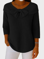 Aline | Soft And Elegant Jumper With Bow
