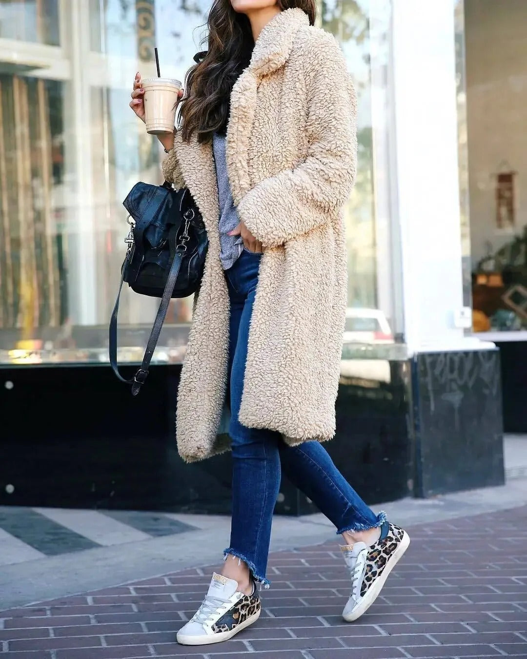 Lilah | Long Textured Coat