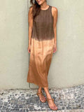 HEATHER | SLEEVELESS FLOWING DRESS