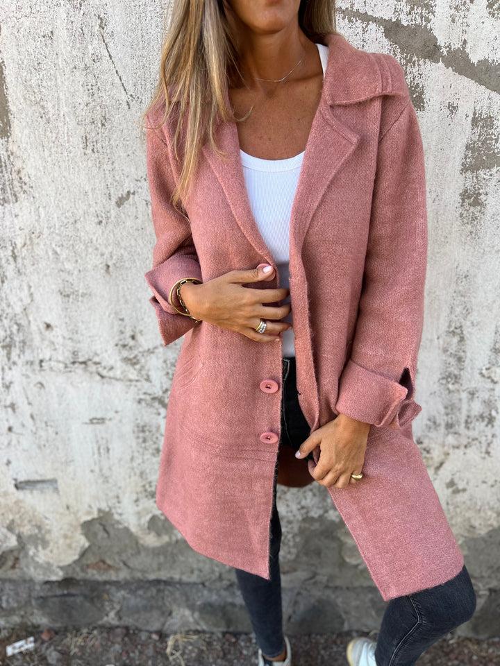 Odette | Textured Notch-Lapel Blazer