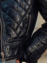 Annamae | Quilted Biker Jacket