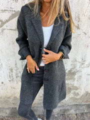 Odette | Textured Notch-Lapel Blazer